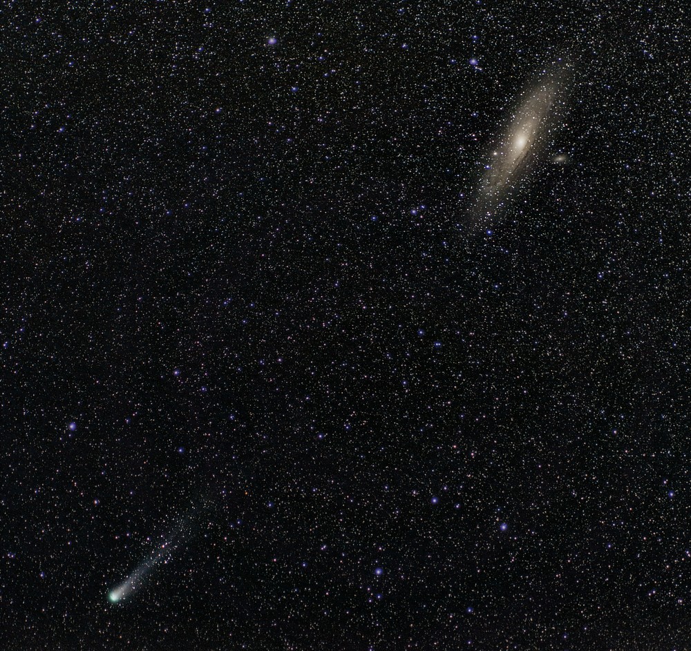 Comet 12P/Pons–Brooks And Andromeda